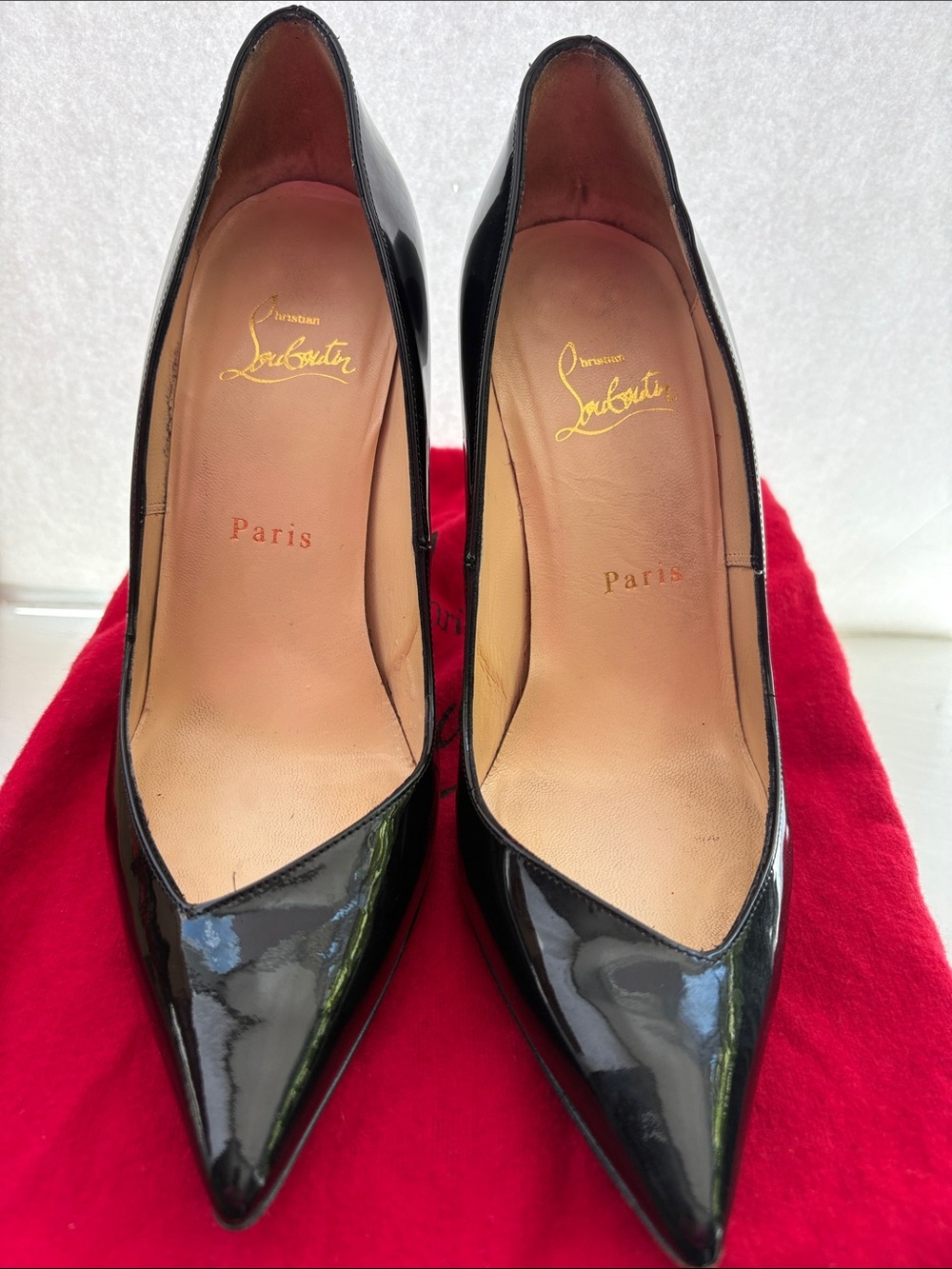 Christian Louboutin Completa Black Patent Pumps - Picture 6 of 16